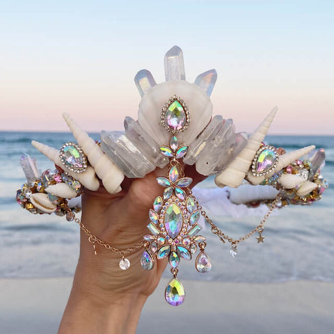 Custom Made thin Mermaid Crown