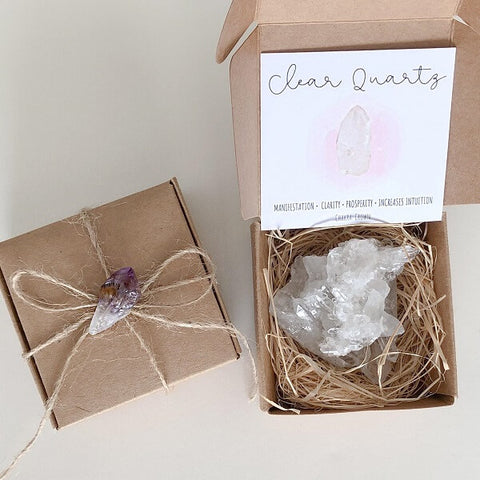 Raw Crystal Pretty Little Party Favours / Gift Box-Sahara Blue Co.