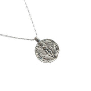 Wings of Protection & Guidance Necklace - Silver-Sahara Blue Co.
